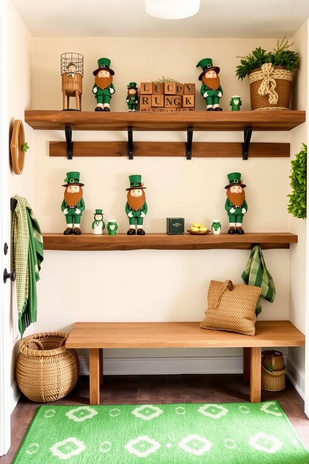 Mudroom St Patricks Day Decorating Ideas 2