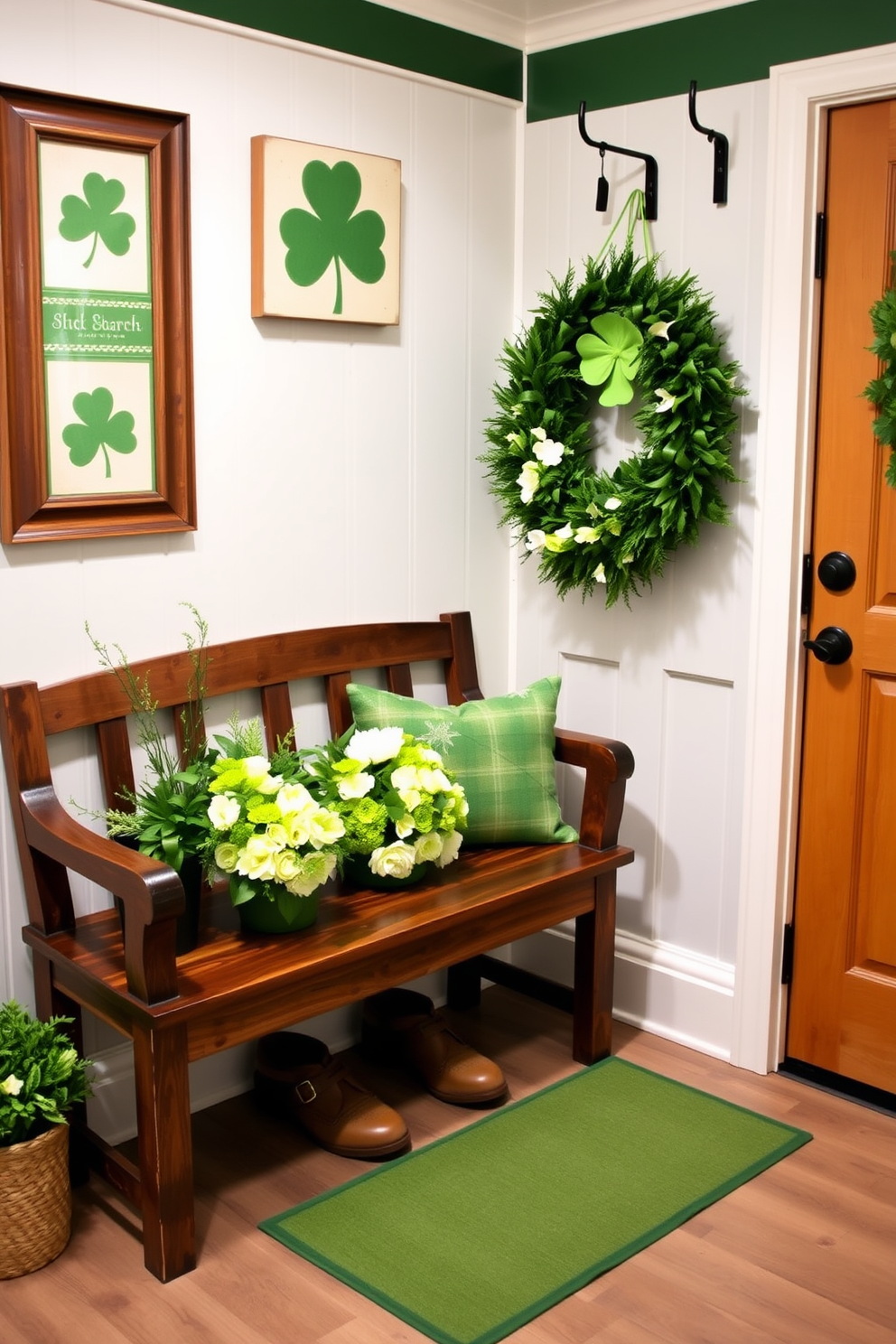 Mudroom St Patricks Day Decorating Ideas 20