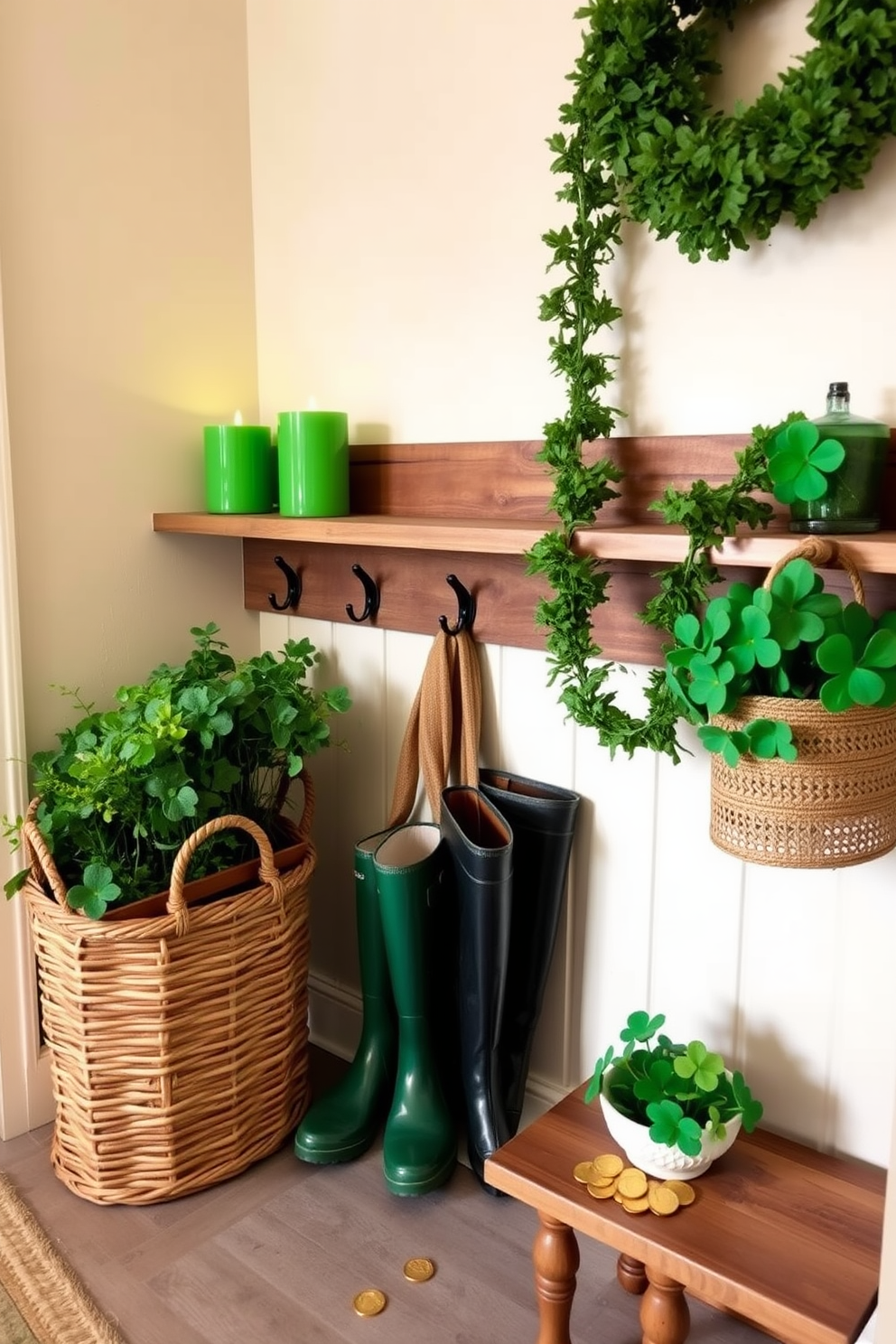 Mudroom St Patricks Day Decorating Ideas 22