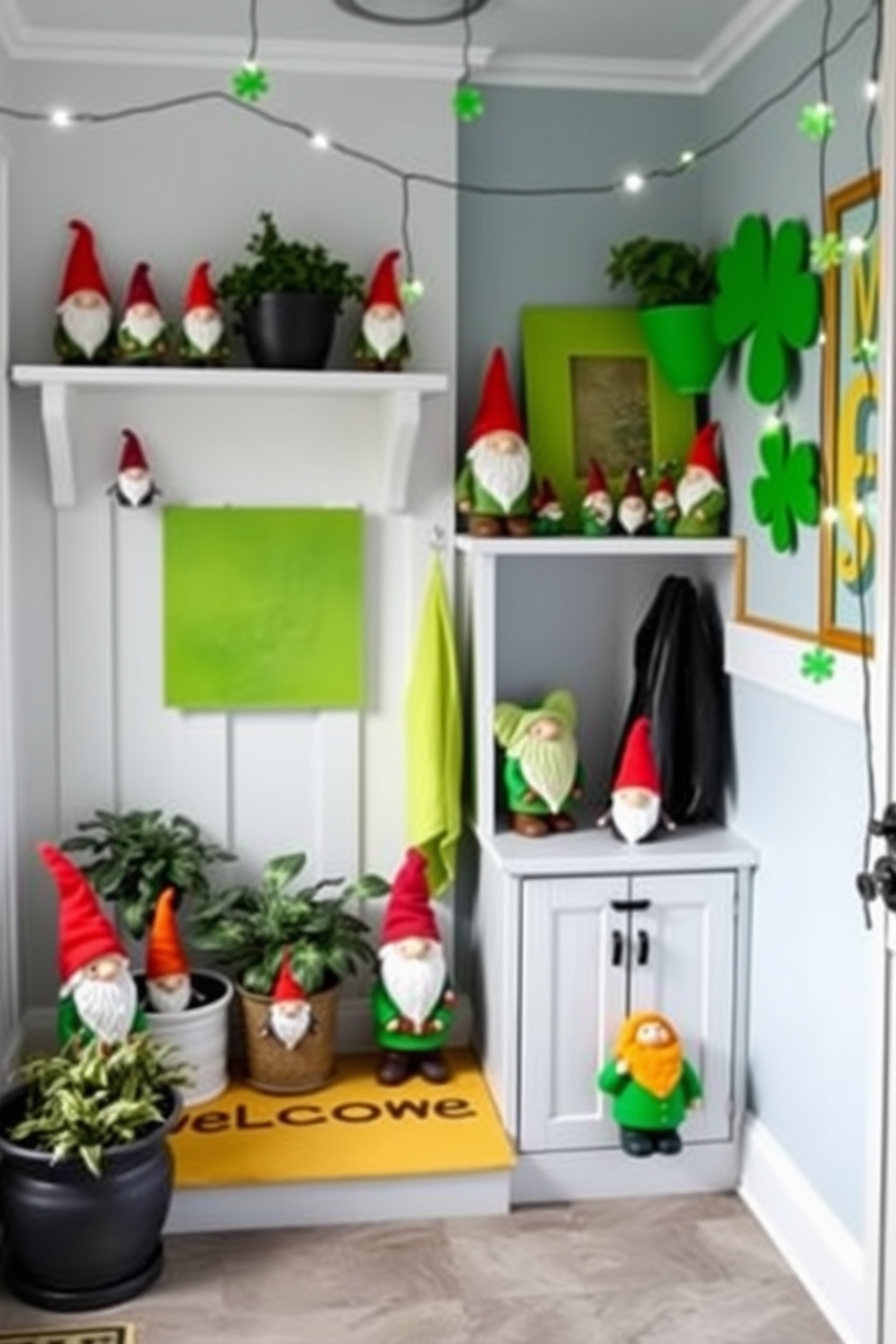 Mudroom St Patricks Day Decorating Ideas 23