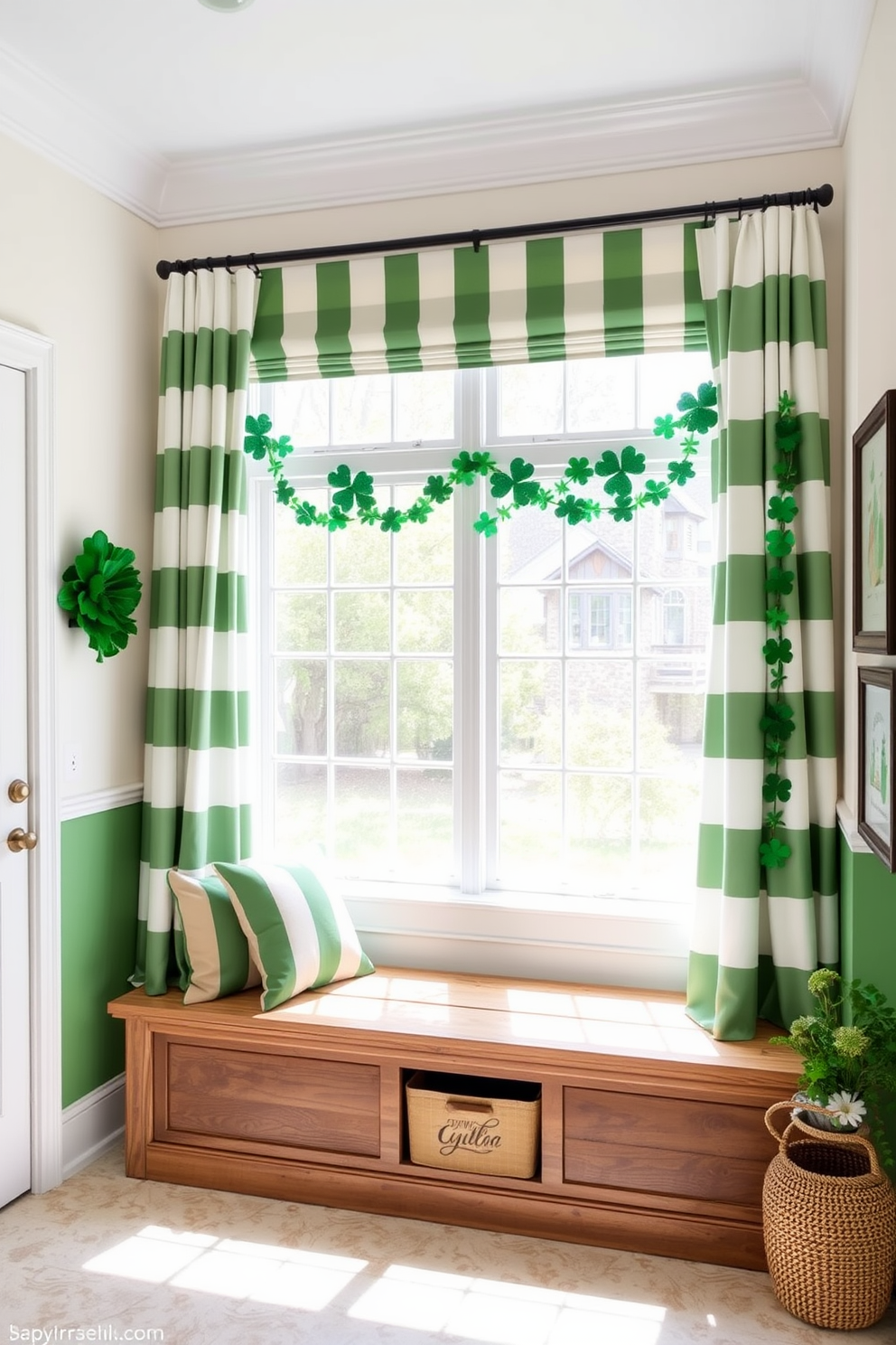 Mudroom St Patricks Day Decorating Ideas 24