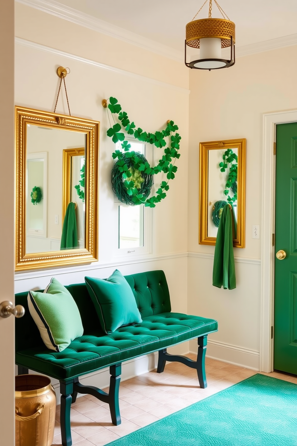 Mudroom St Patricks Day Decorating Ideas 25