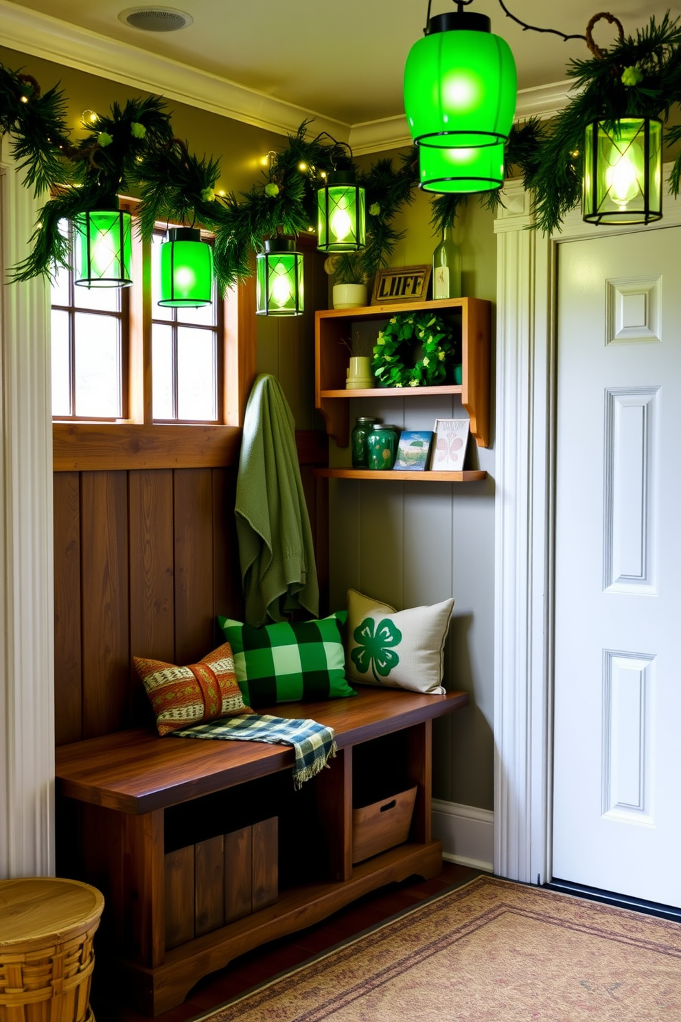 Mudroom St Patricks Day Decorating Ideas 29