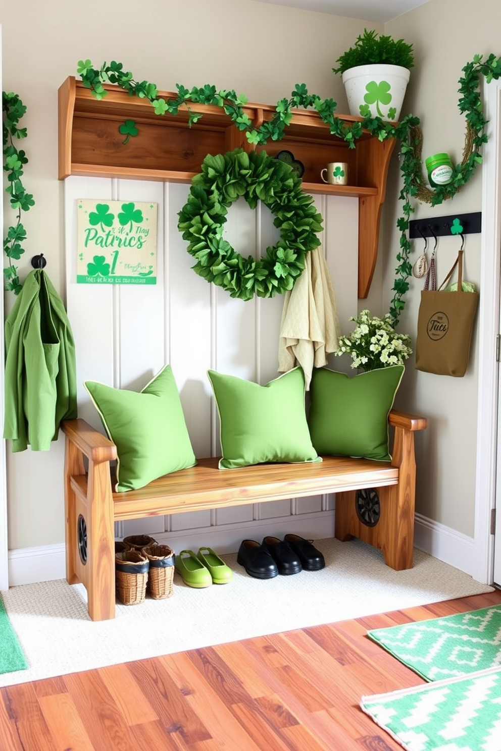 Mudroom St Patricks Day Decorating Ideas 3