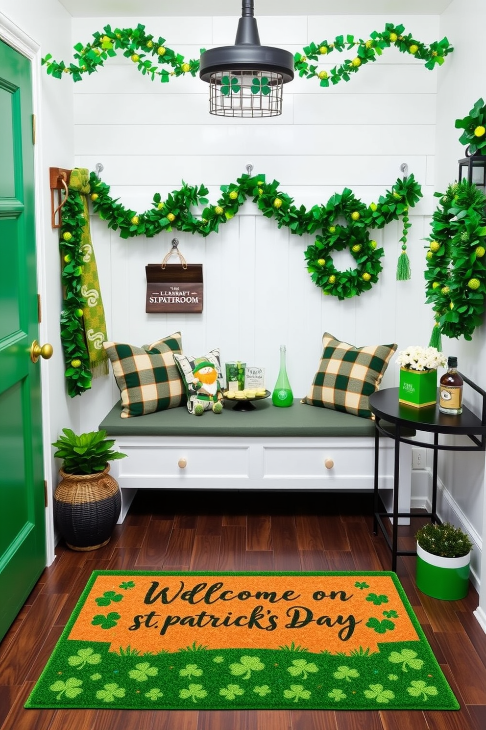 Mudroom St Patricks Day Decorating Ideas 4