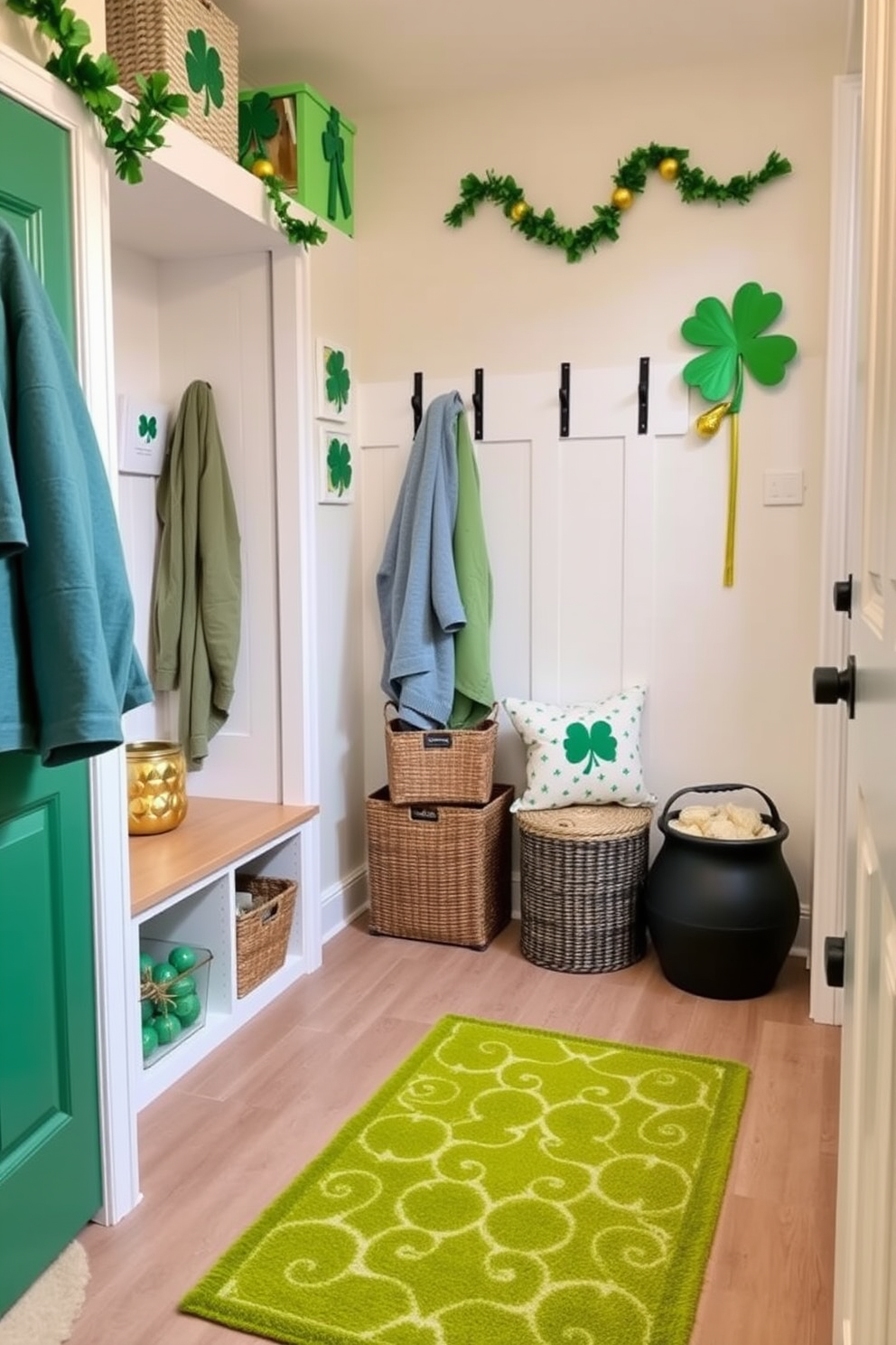 Mudroom St Patricks Day Decorating Ideas 5