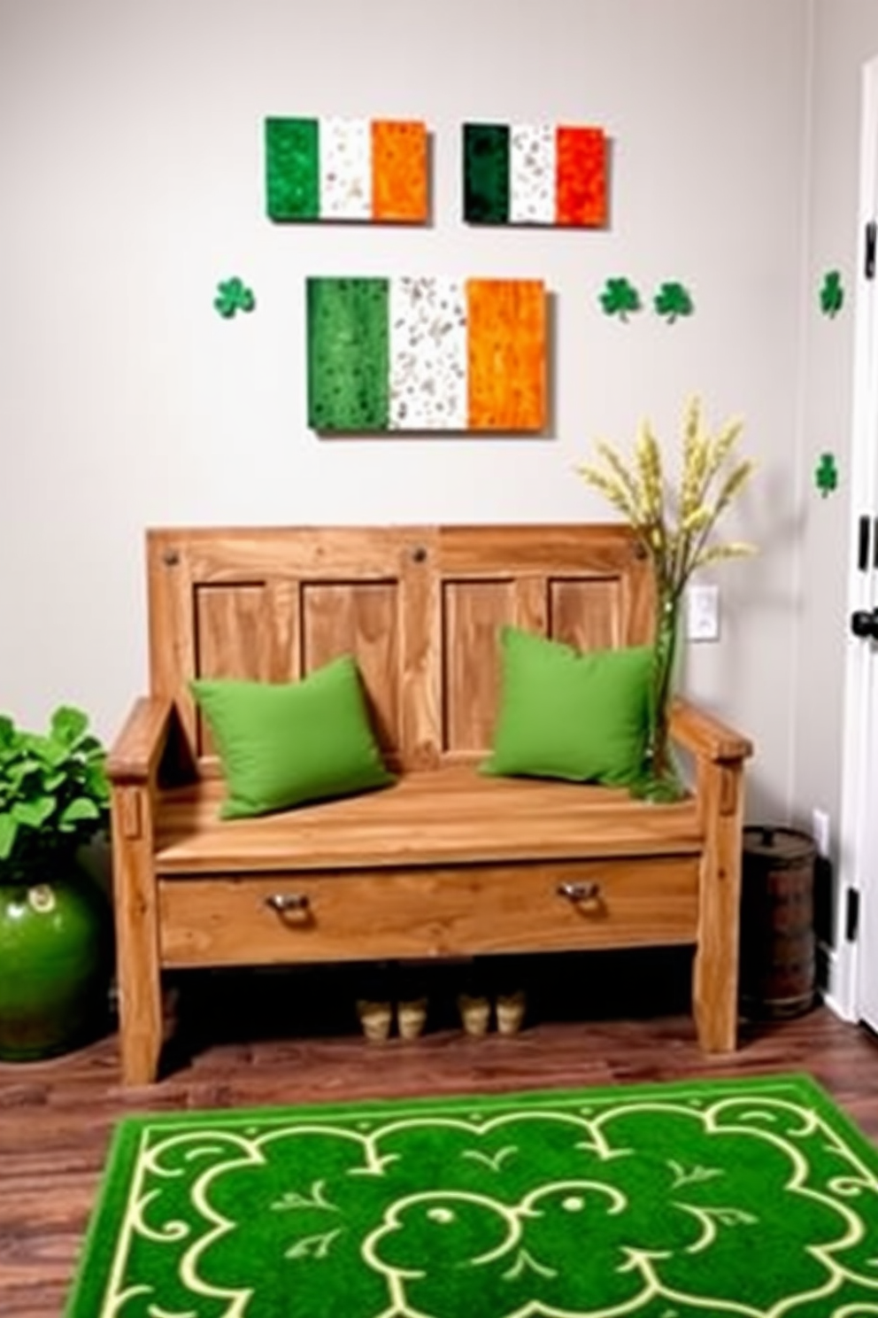 Mudroom St Patricks Day Decorating Ideas 7