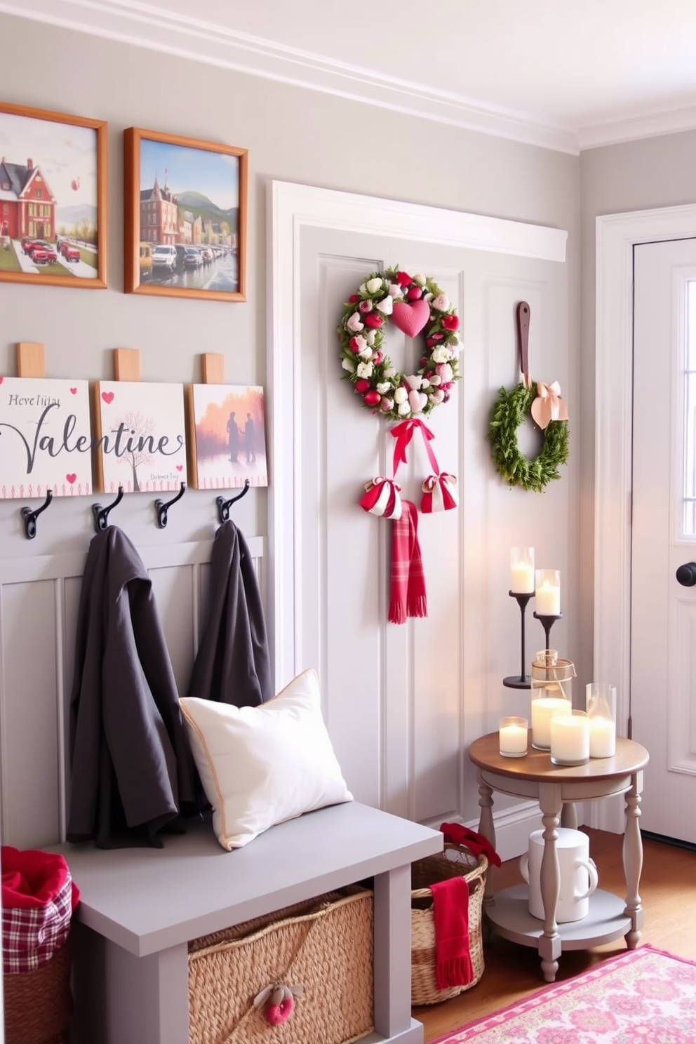 Mudroom Valentines Day Decorating Ideas 11