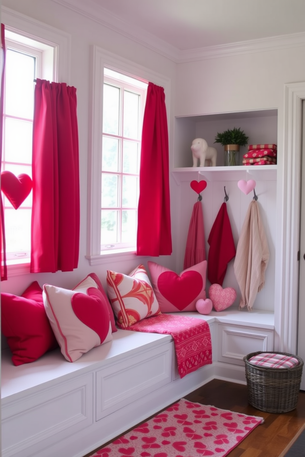 Mudroom Valentines Day Decorating Ideas 14