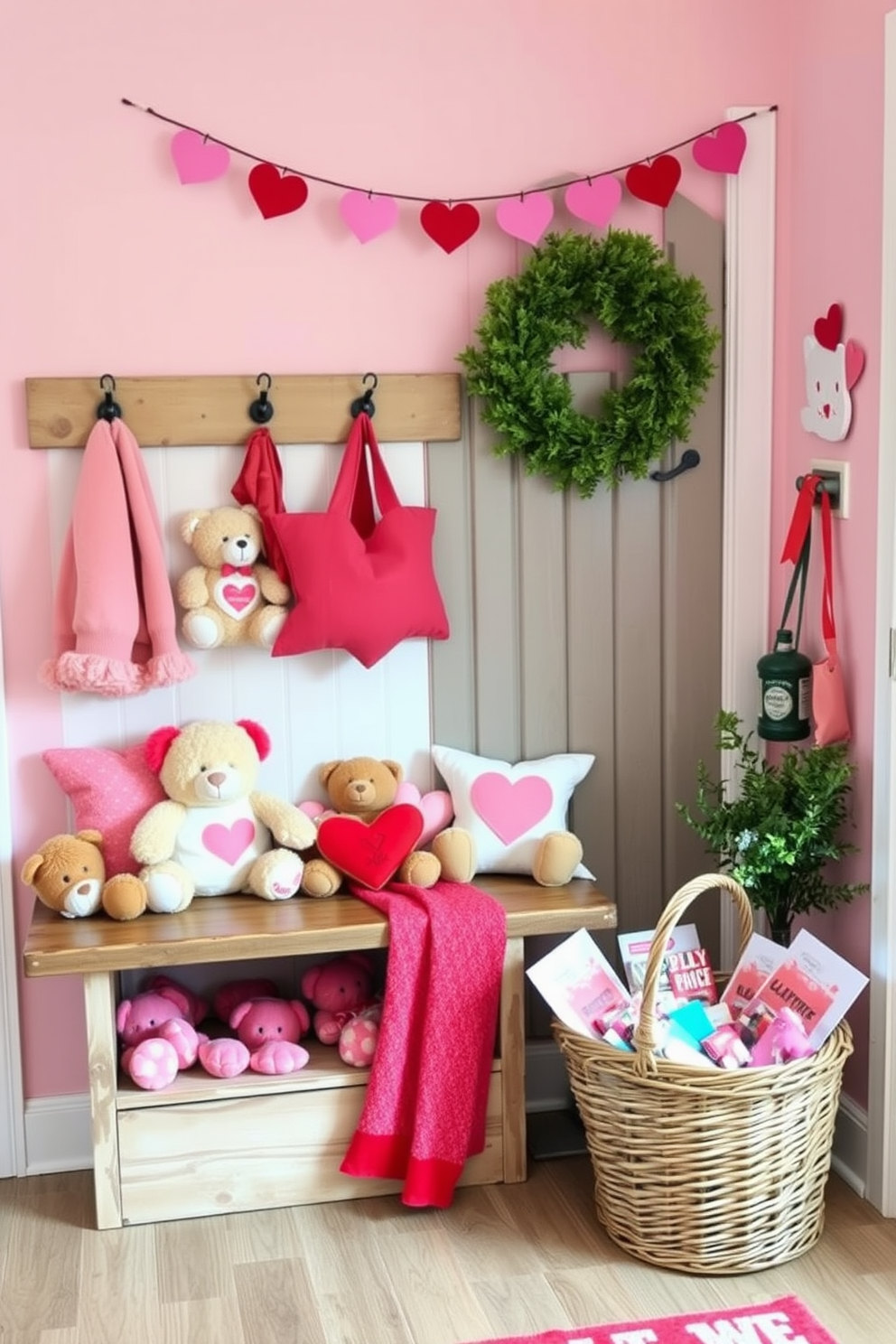 Mudroom Valentines Day Decorating Ideas 15