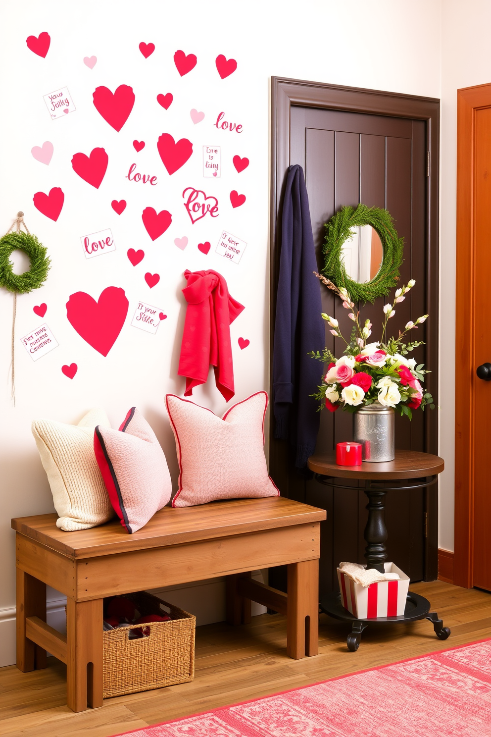 Mudroom Valentines Day Decorating Ideas 17