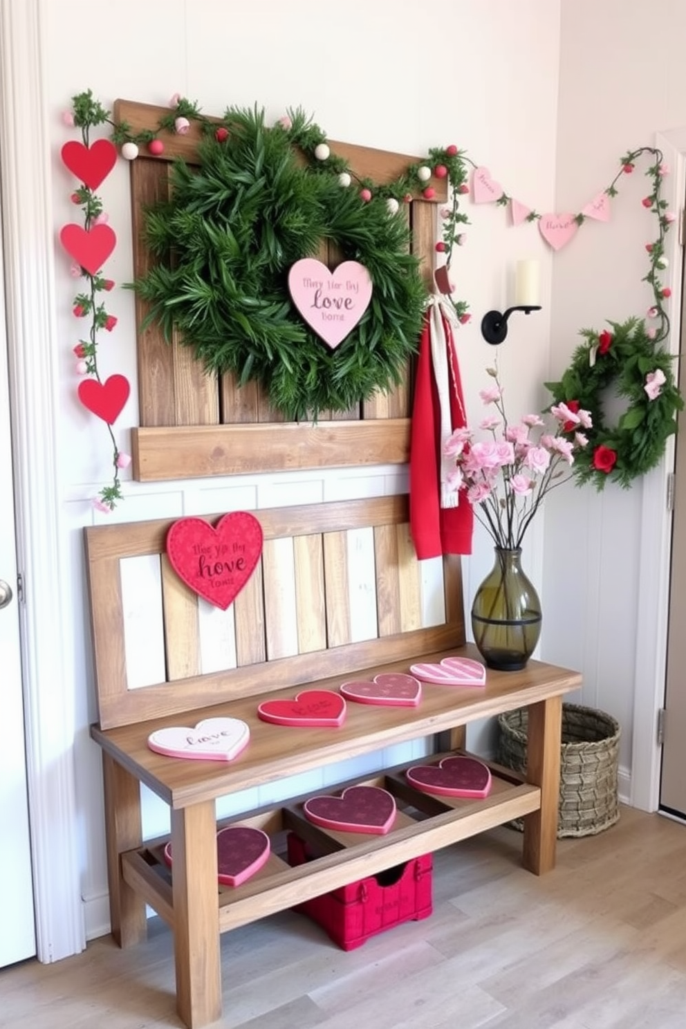 Mudroom Valentines Day Decorating Ideas 18