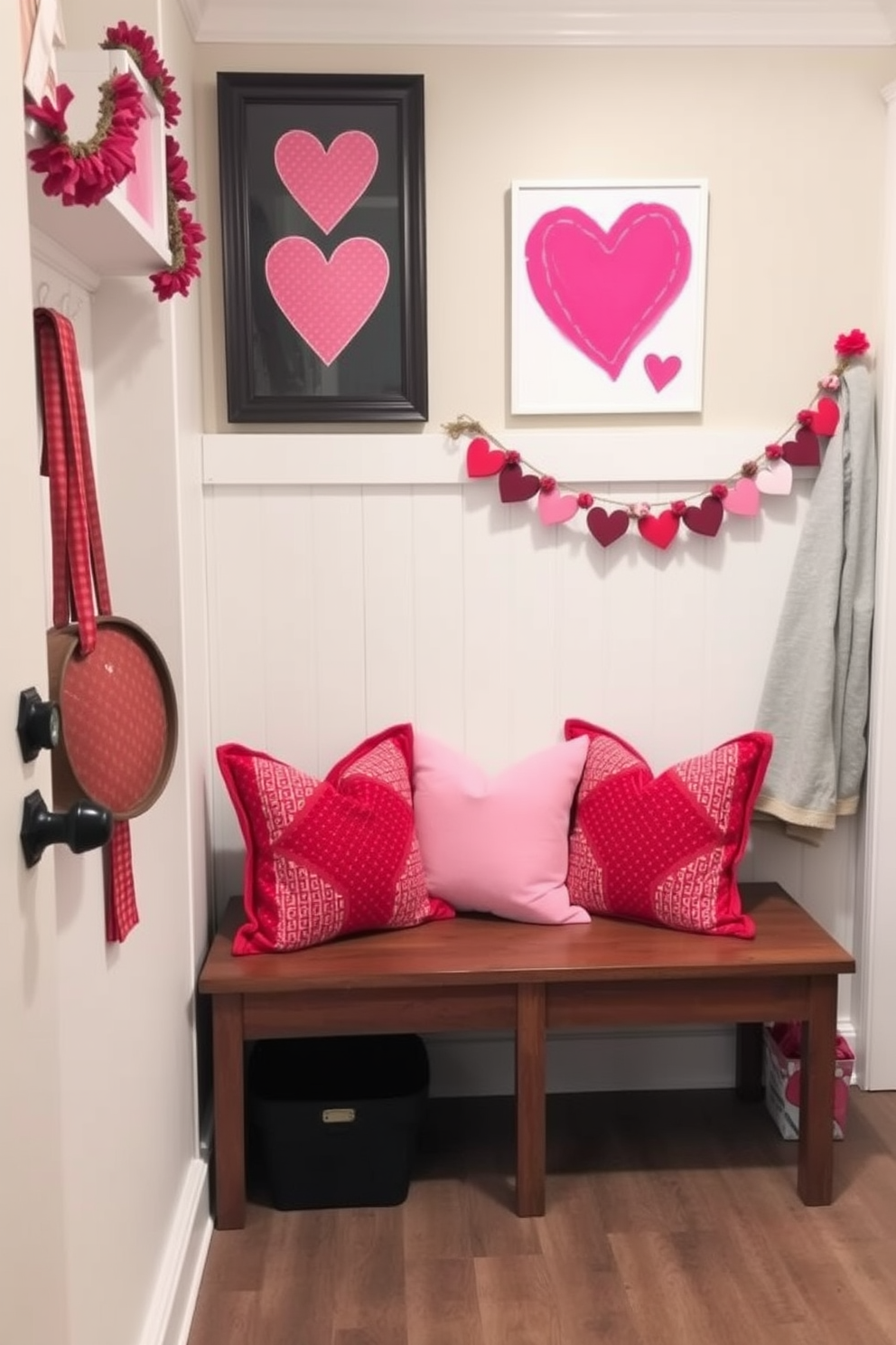 Mudroom Valentines Day Decorating Ideas 2