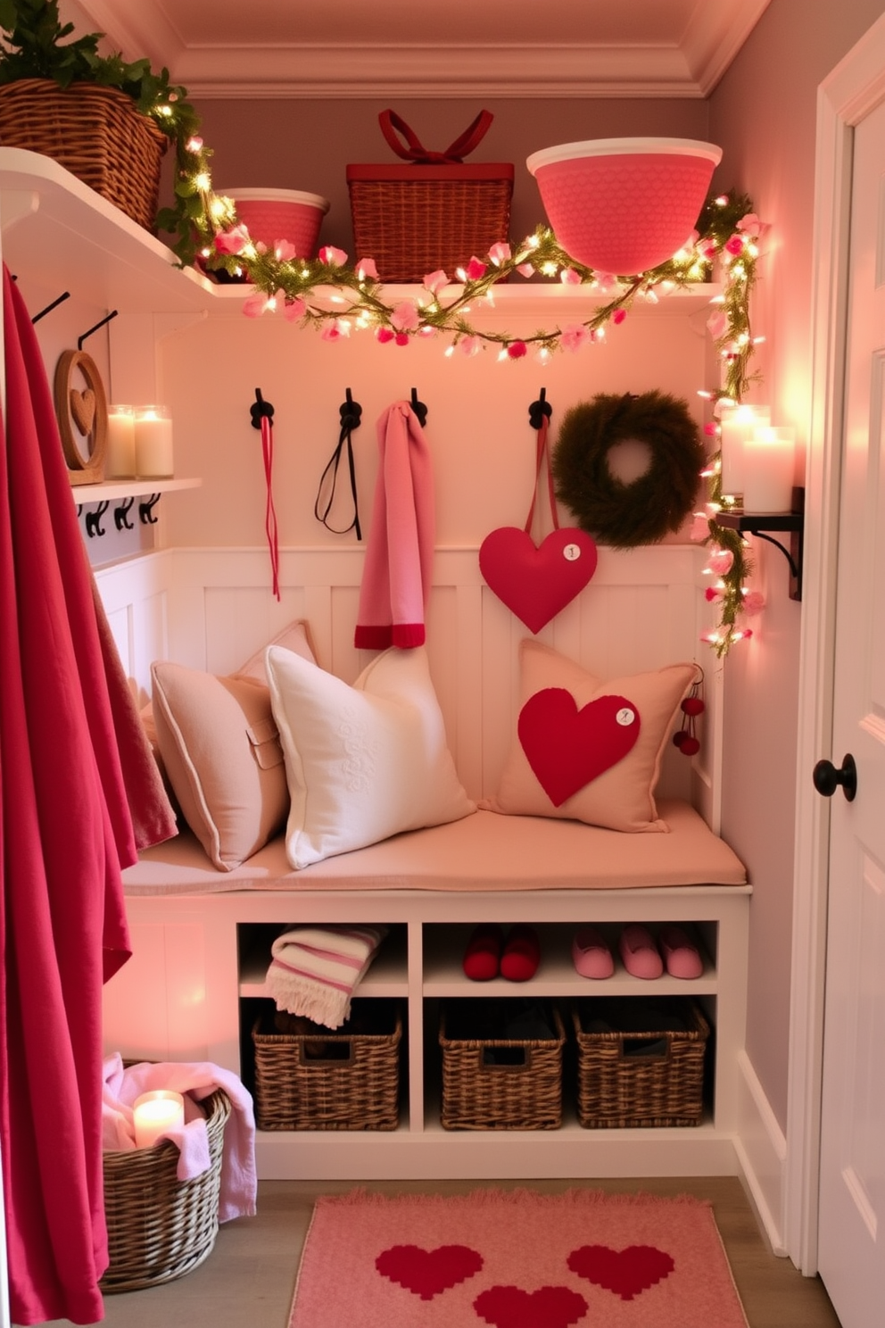 Mudroom Valentines Day Decorating Ideas 20