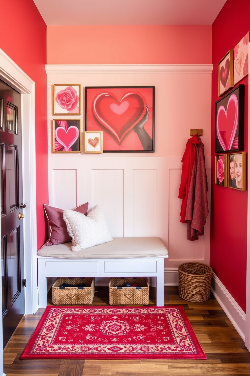 Mudroom Valentines Day Decorating Ideas 21