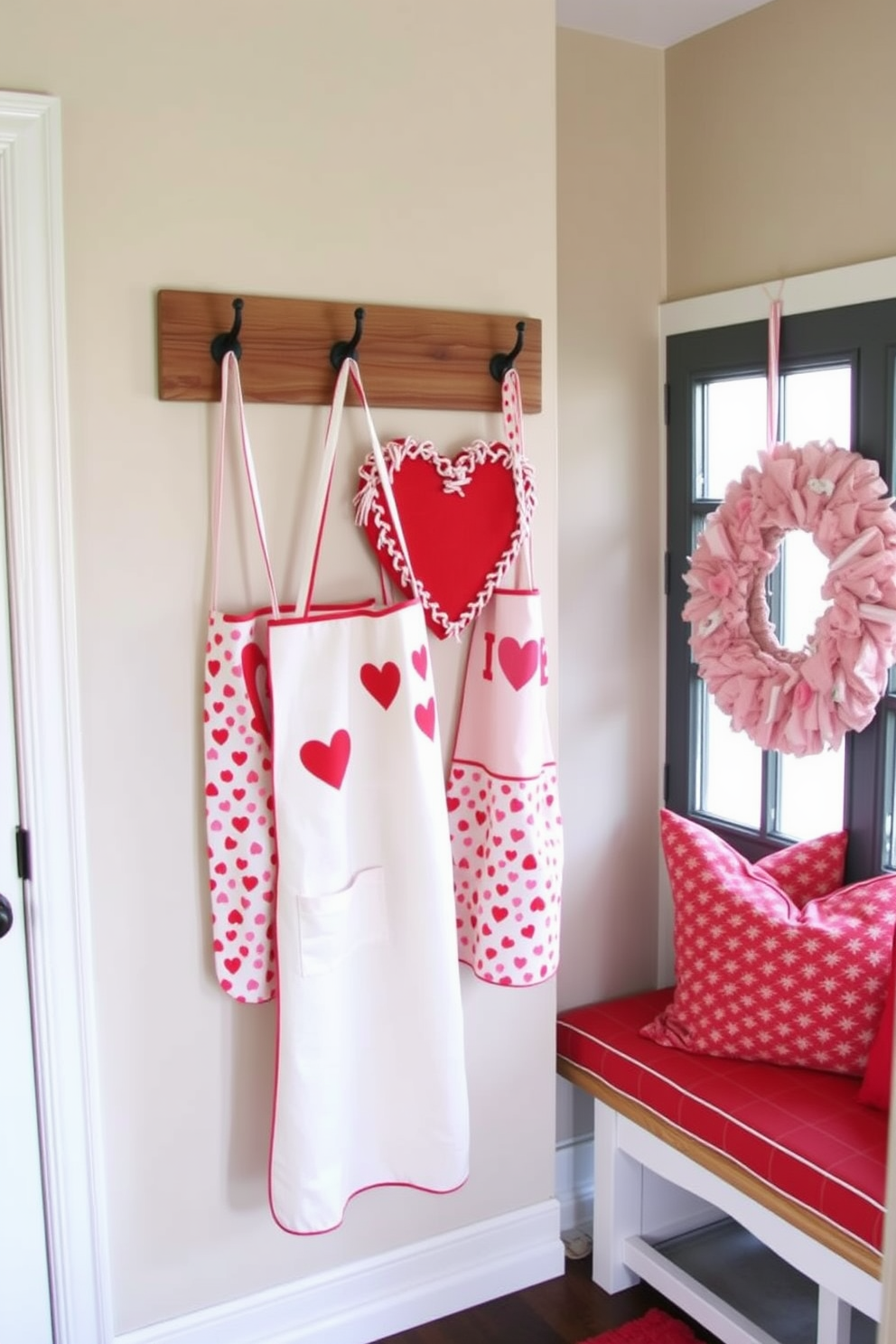 Mudroom Valentines Day Decorating Ideas 22