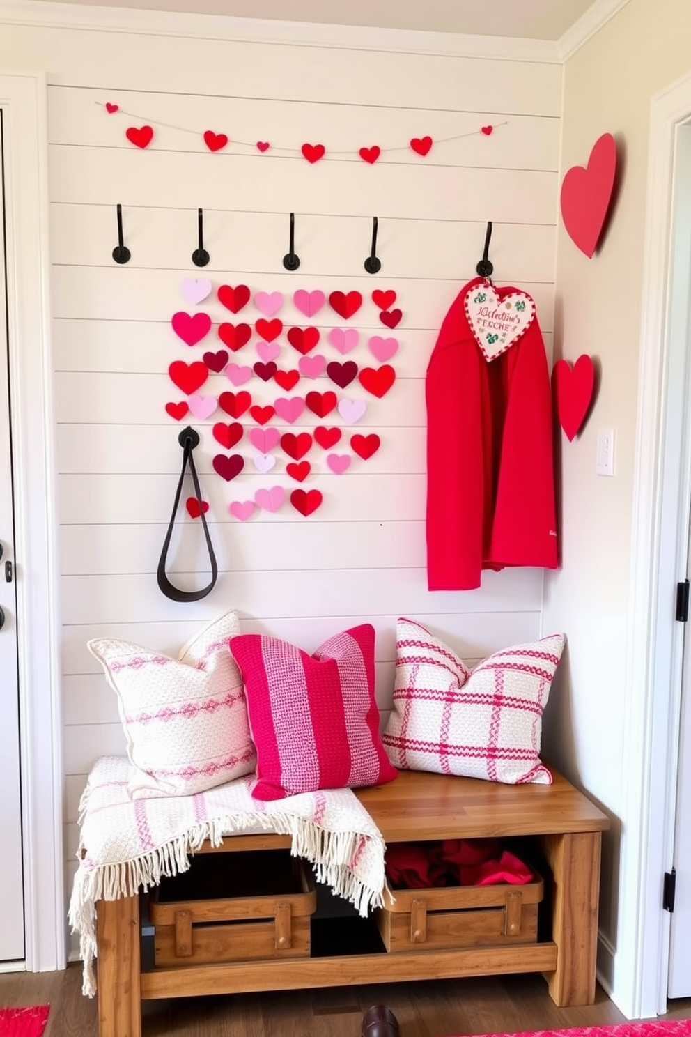 Mudroom Valentines Day Decorating Ideas 23