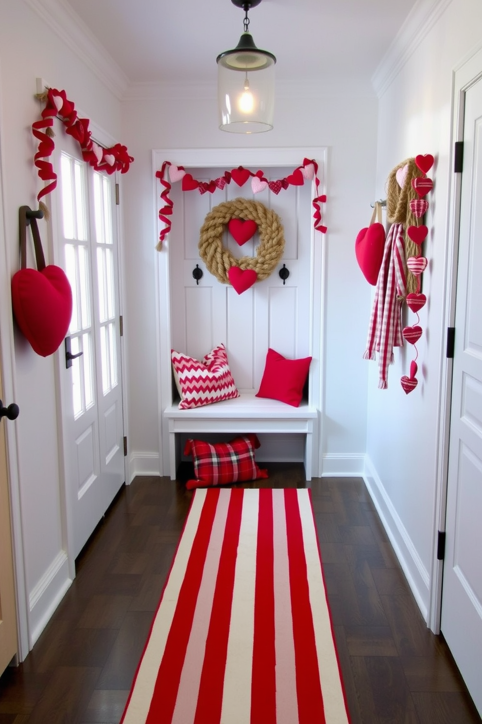 Mudroom Valentines Day Decorating Ideas 6