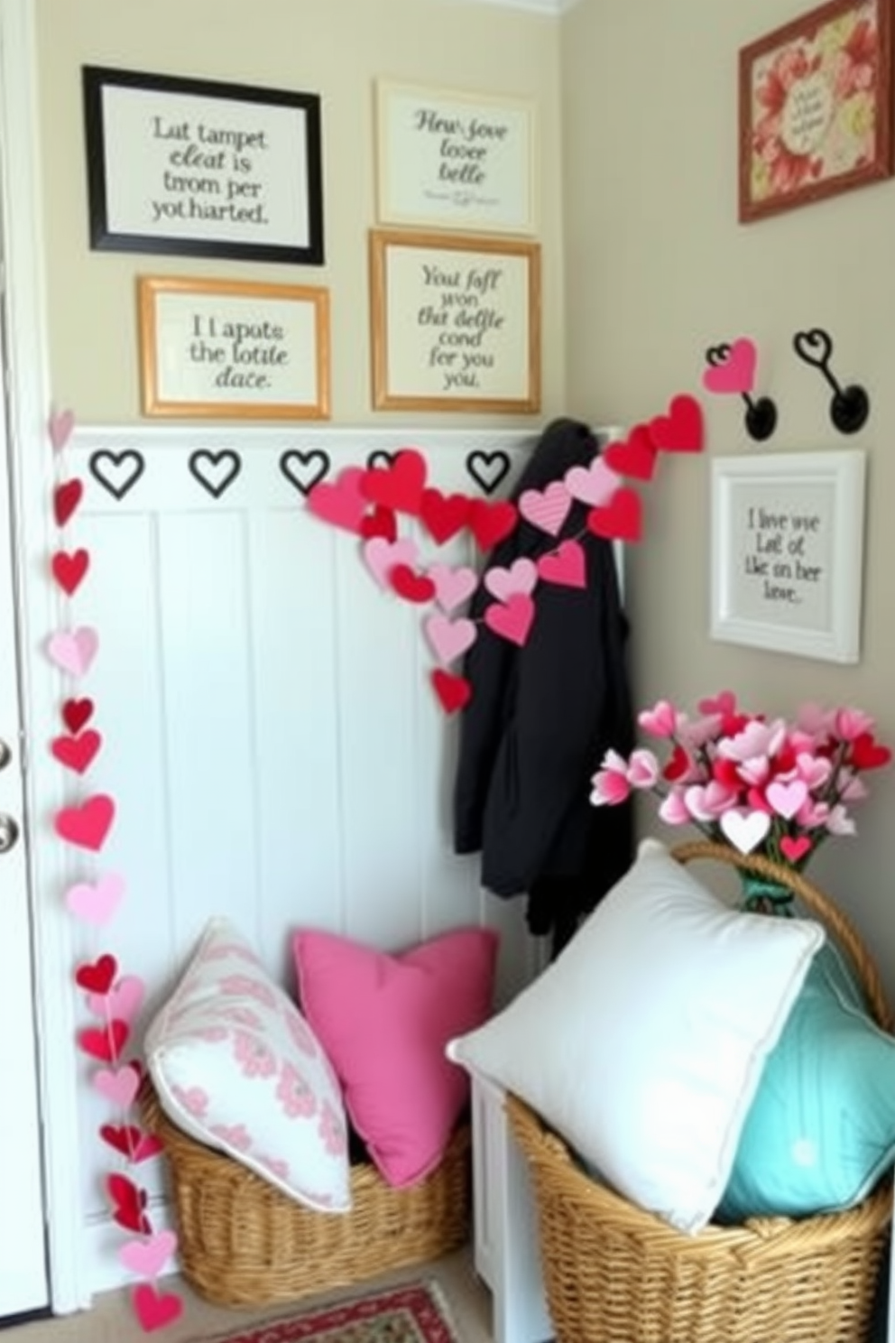 Mudroom Valentines Day Decorating Ideas 9