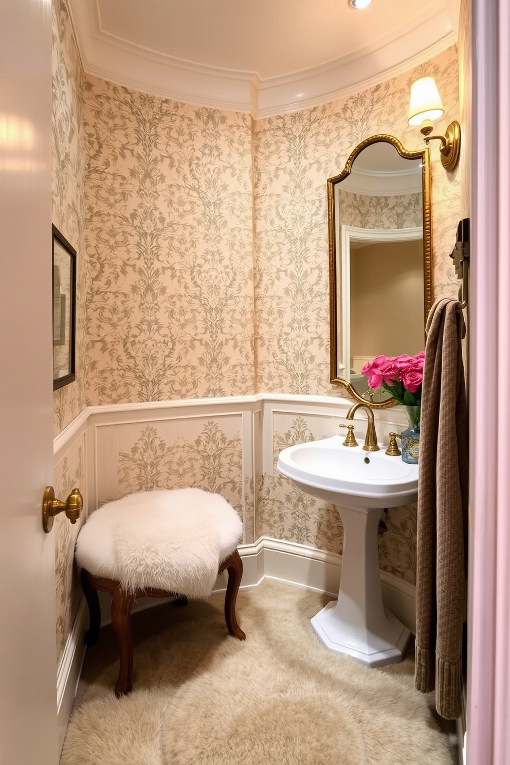 Narrow Powder Room Design Ideas 27