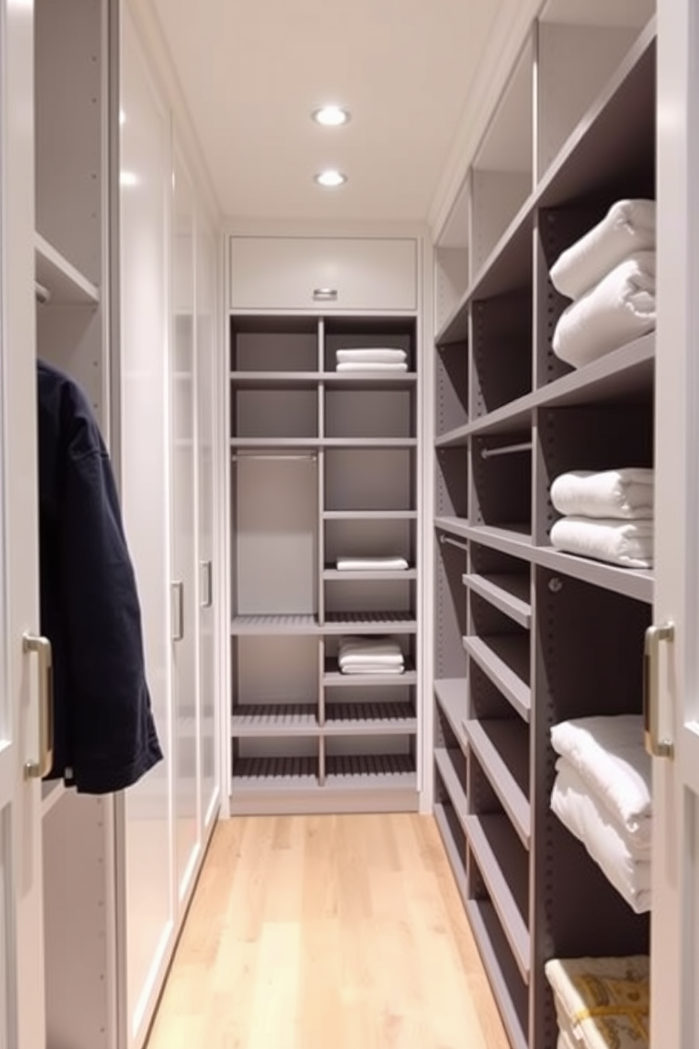 Narrow Walk In Closet Design Ideas 24