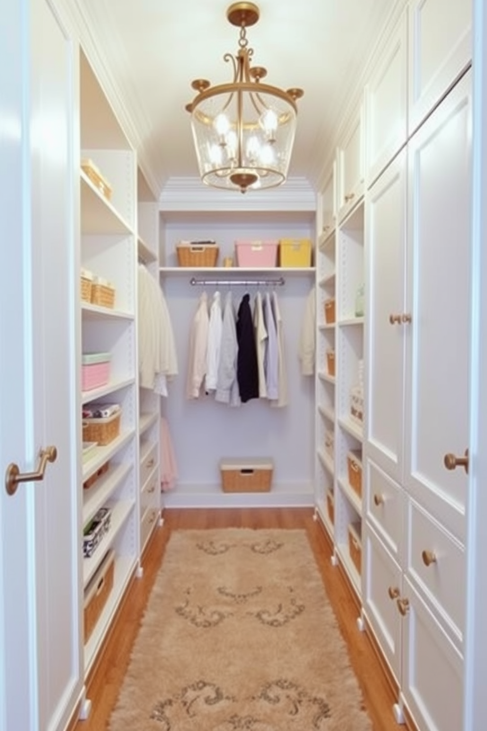 Narrow Walk In Closet Design Ideas 5