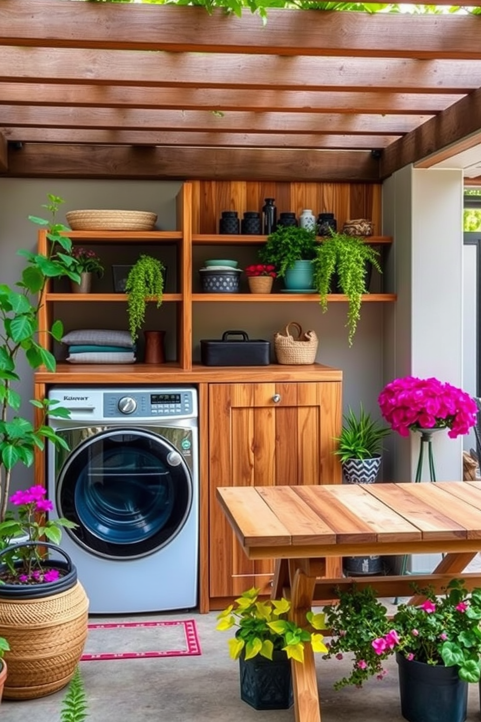 Outdoor Laundry Room Design Ideas 14