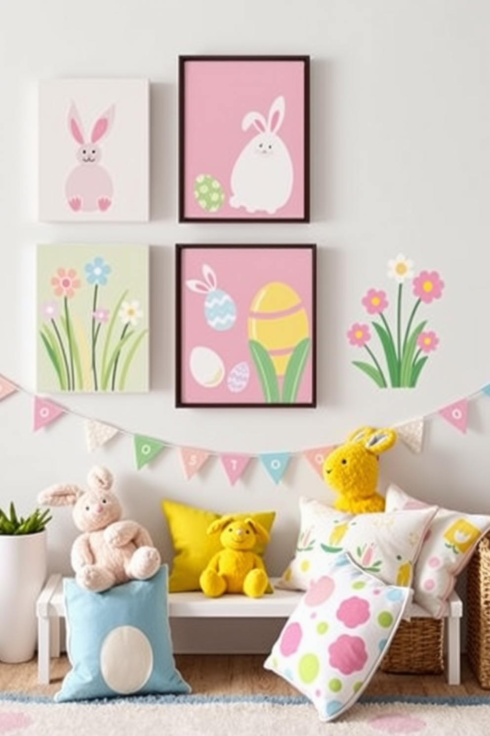 Playroom Easter Decorating Ideas 22