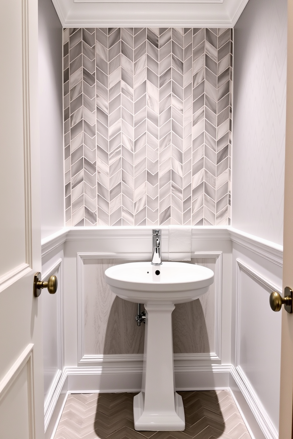 Powder Room Floor Tile Design Ideas 29