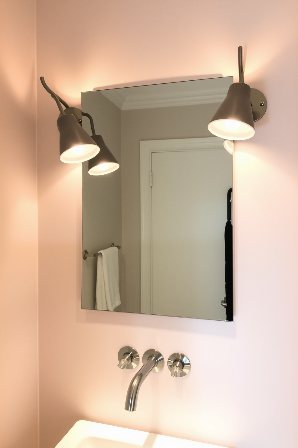 Powder Room Lighting Design Ideas 17