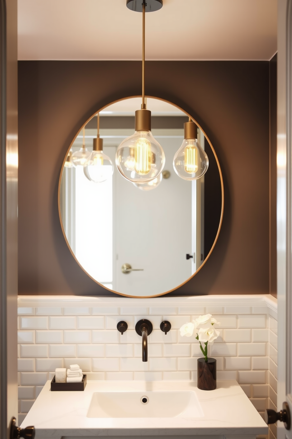 Powder Room Lighting Design Ideas 4