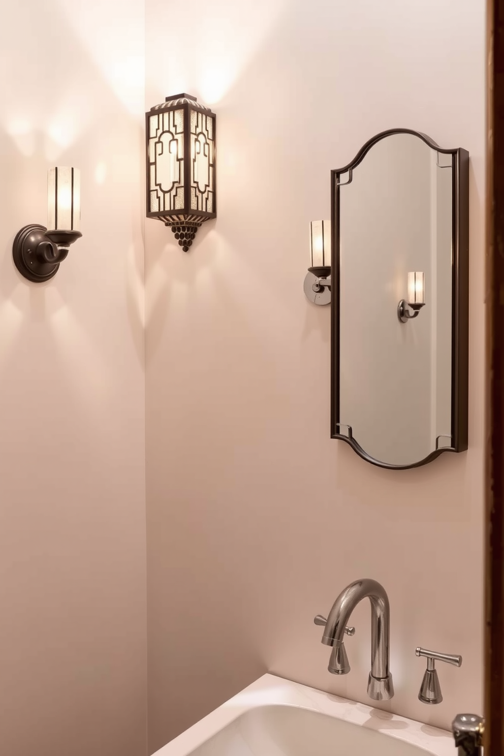 Powder Room Lighting Design Ideas 9