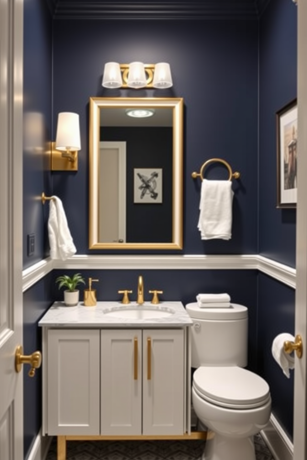 Powder Room Paint Color Design Ideas 2