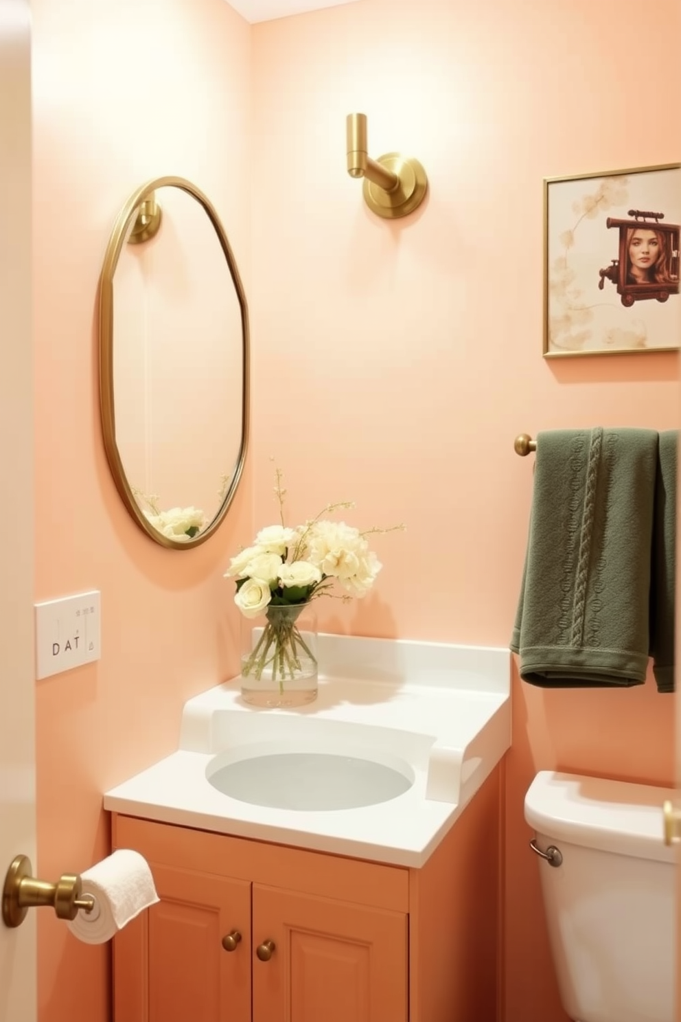 Powder Room Paint Color Design Ideas 20