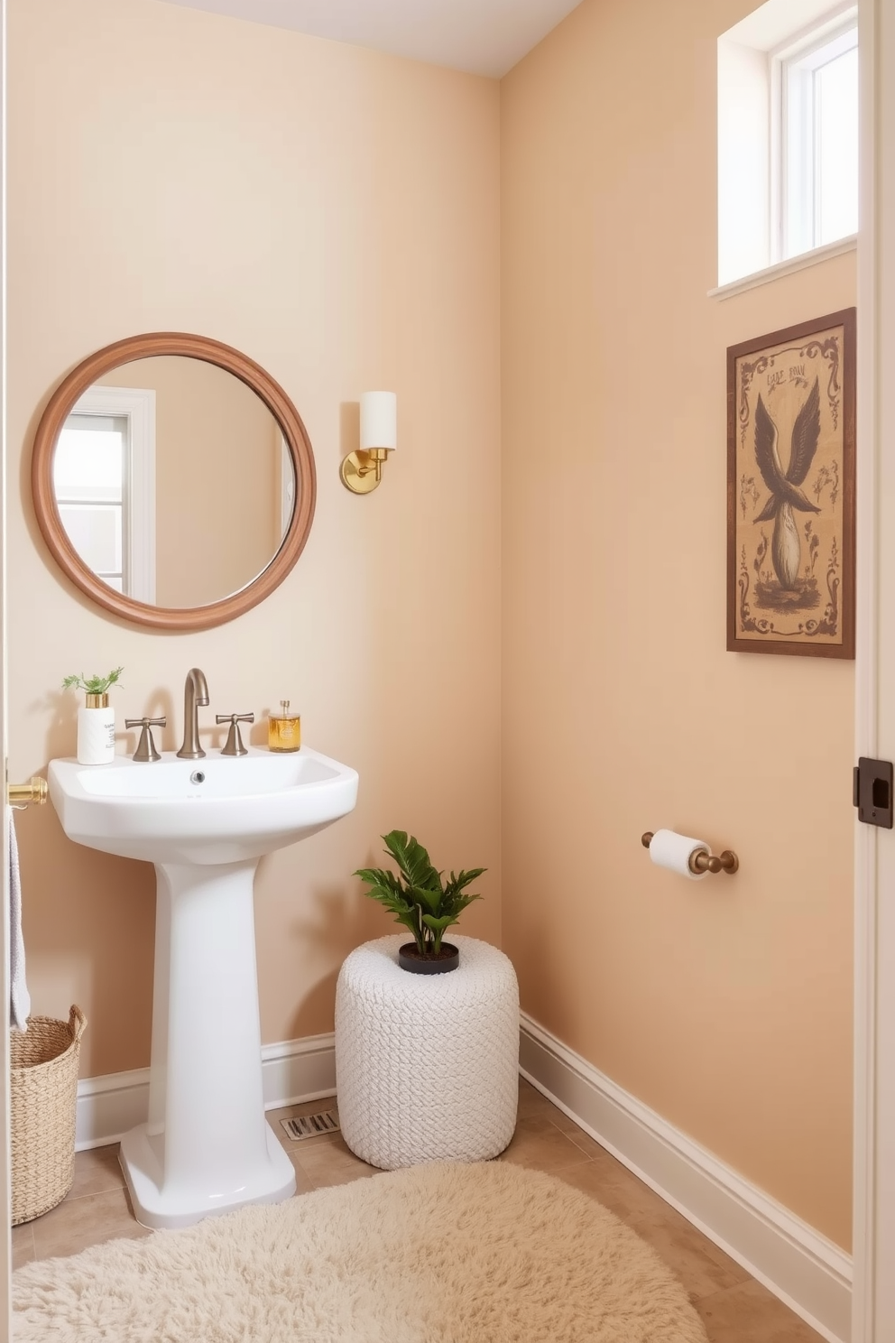 Powder Room Paint Color Design Ideas 3