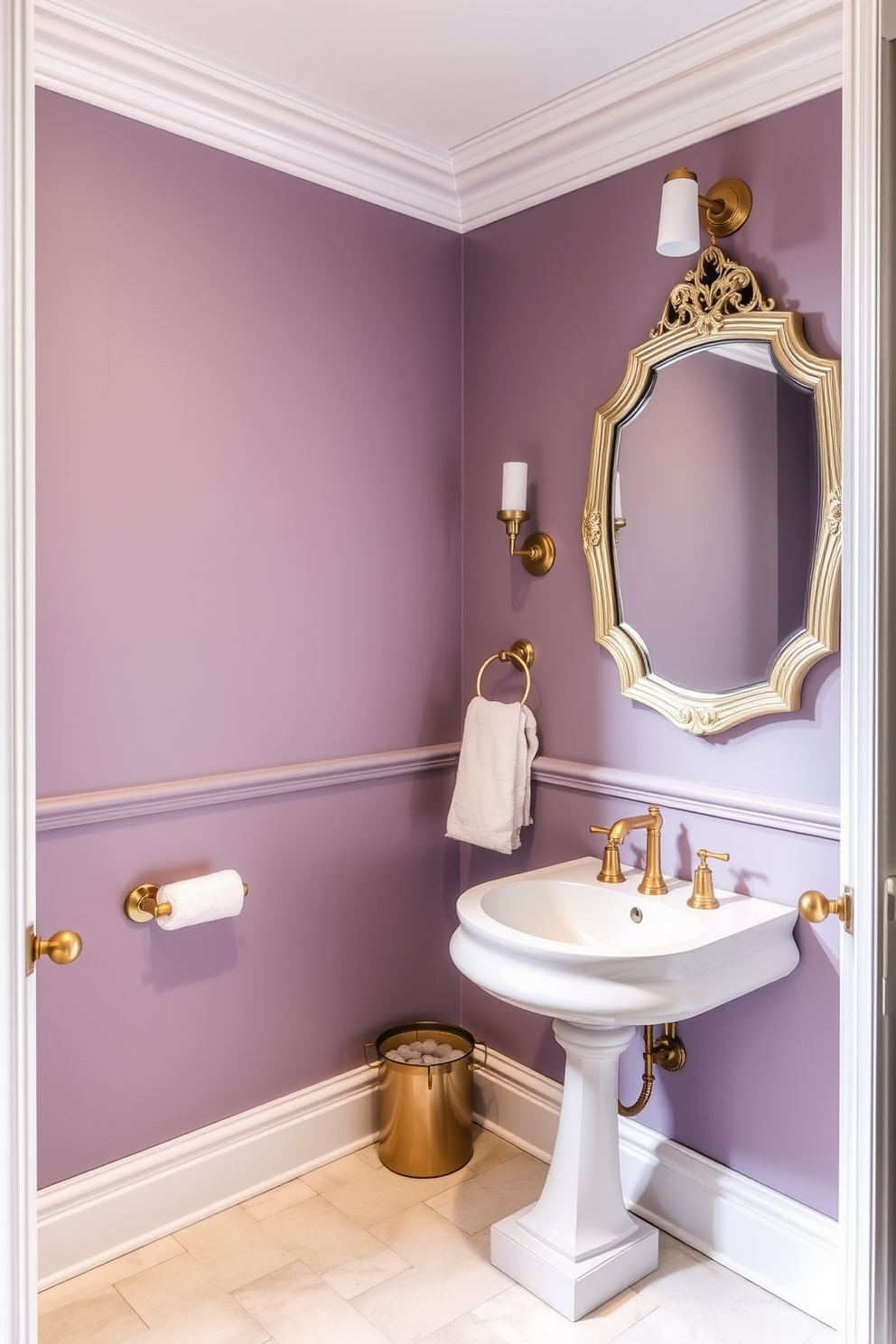 Powder Room Paint Color Design Ideas 4