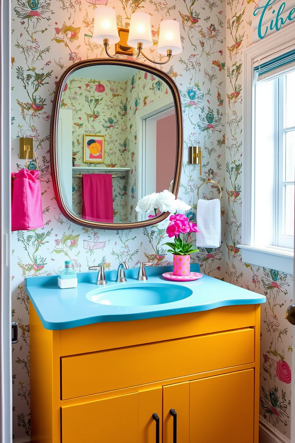 Powder Room Vanity Design Ideas 19