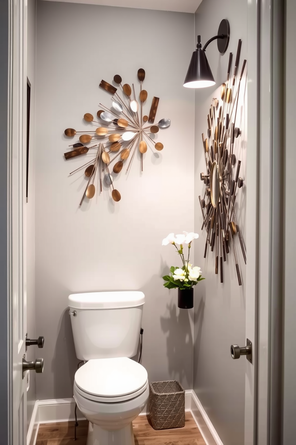 Powder Room Wall Decor Design Ideas 7