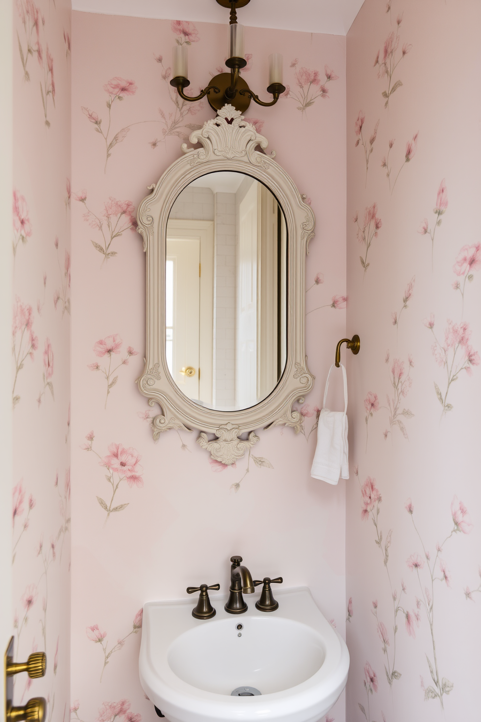 Powder Room Wallpaper Design Ideas 25