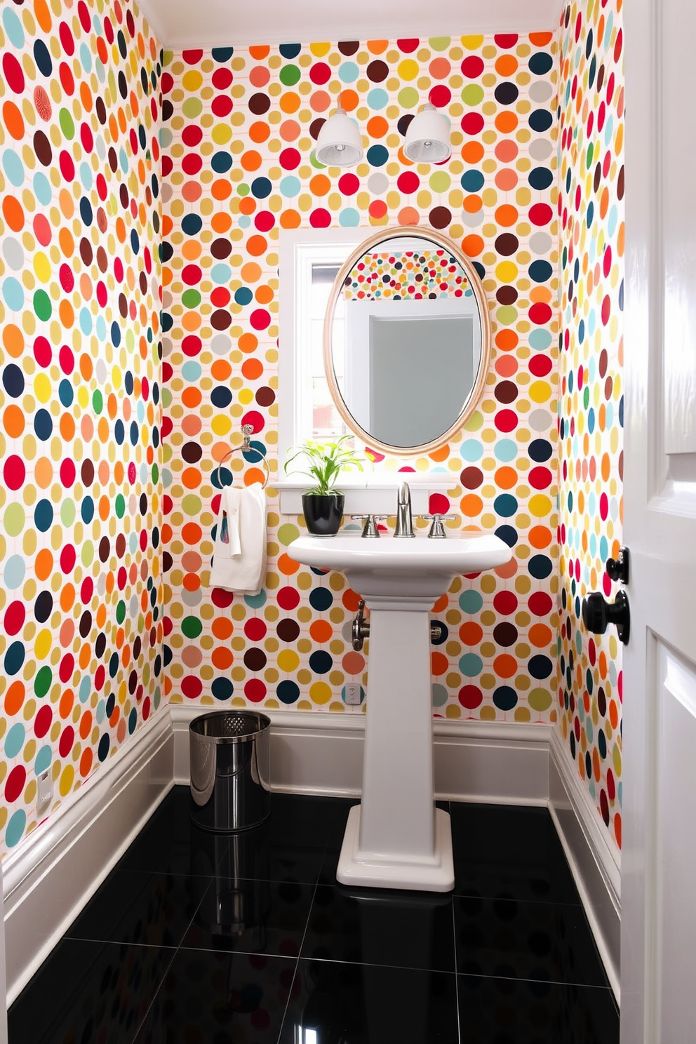 Powder Room Wallpaper Design Ideas 26