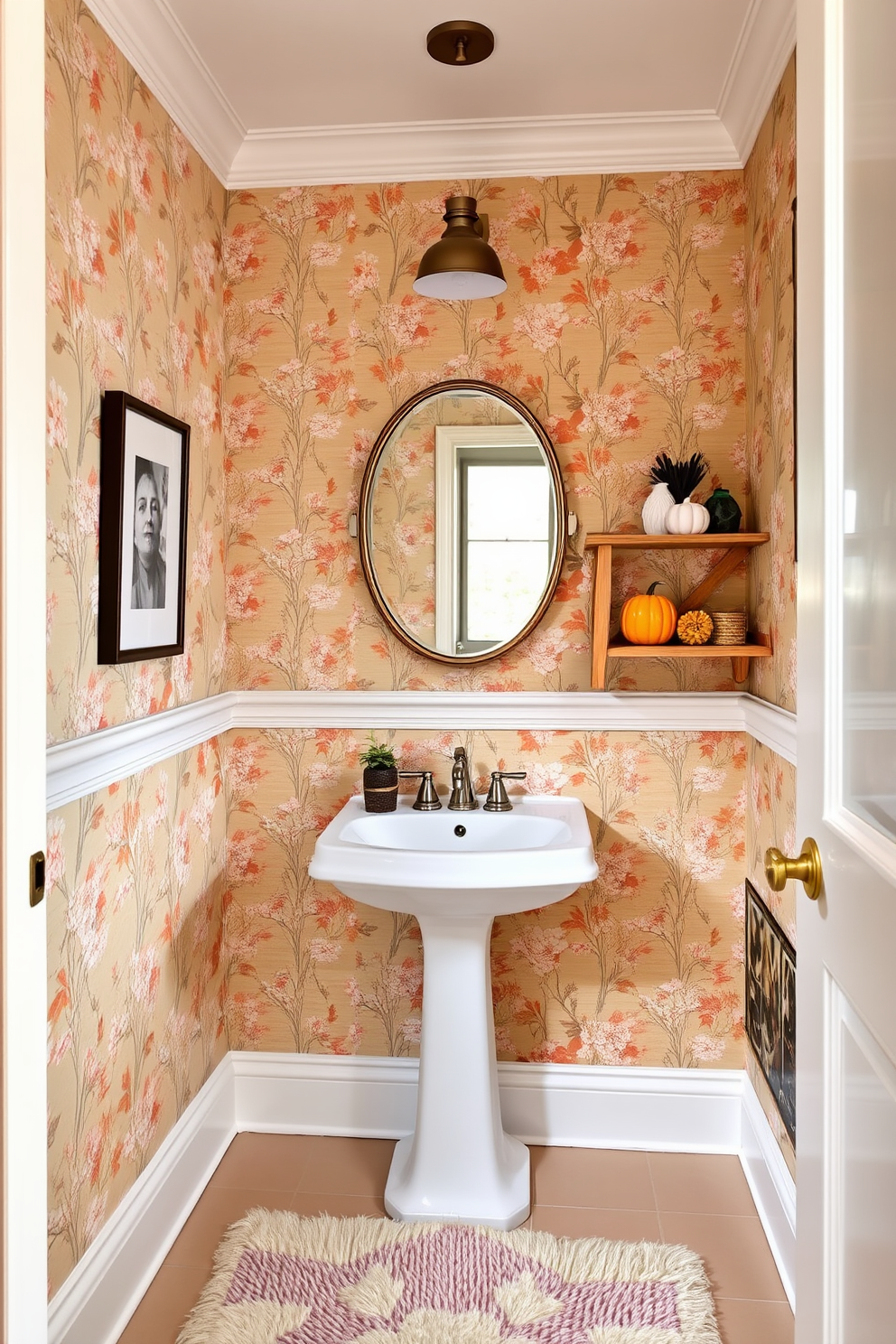 Powder Room Wallpaper Design Ideas 28