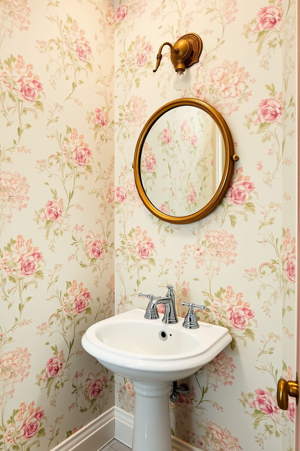 Powder Room Wallpaper Design Ideas 8