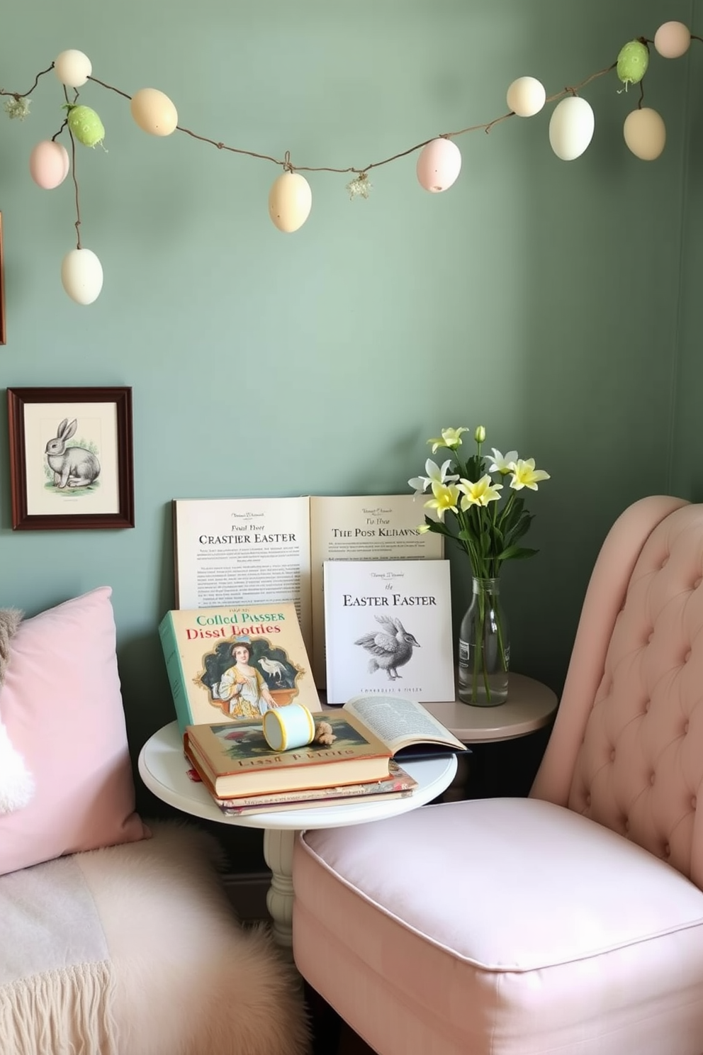 Reading Nook Easter Decorating Ideas 13