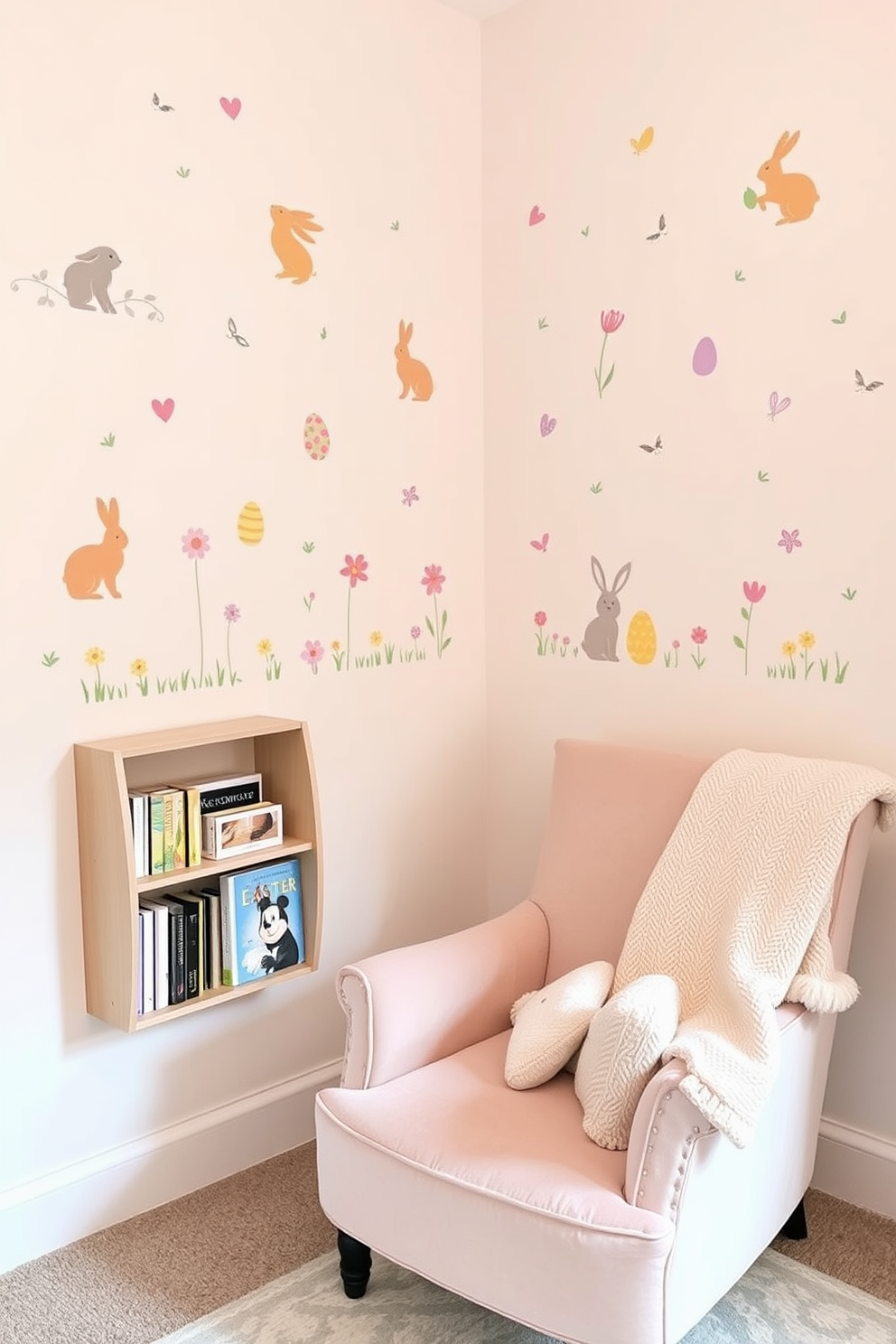 Reading Nook Easter Decorating Ideas 16