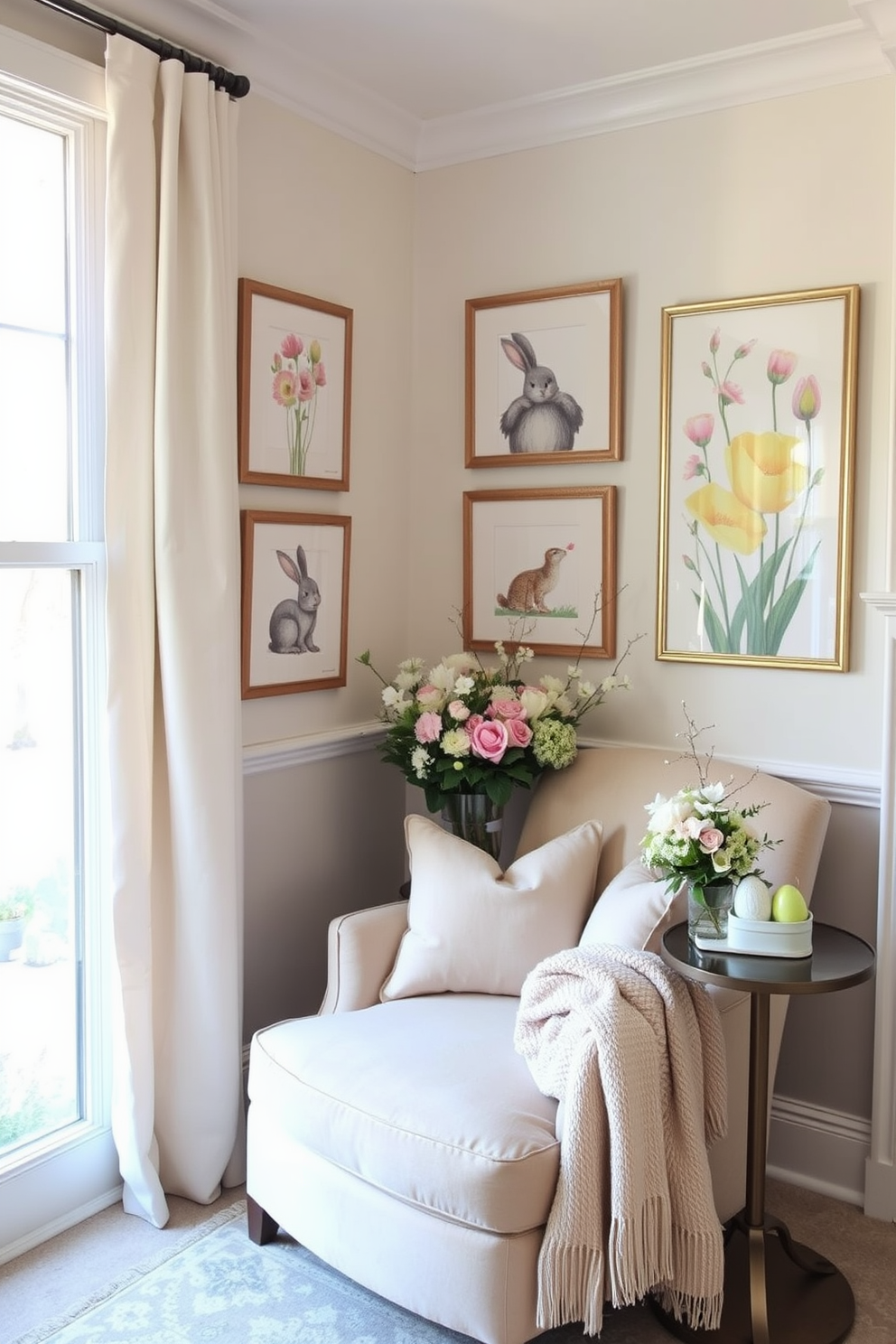 Reading Nook Easter Decorating Ideas 6