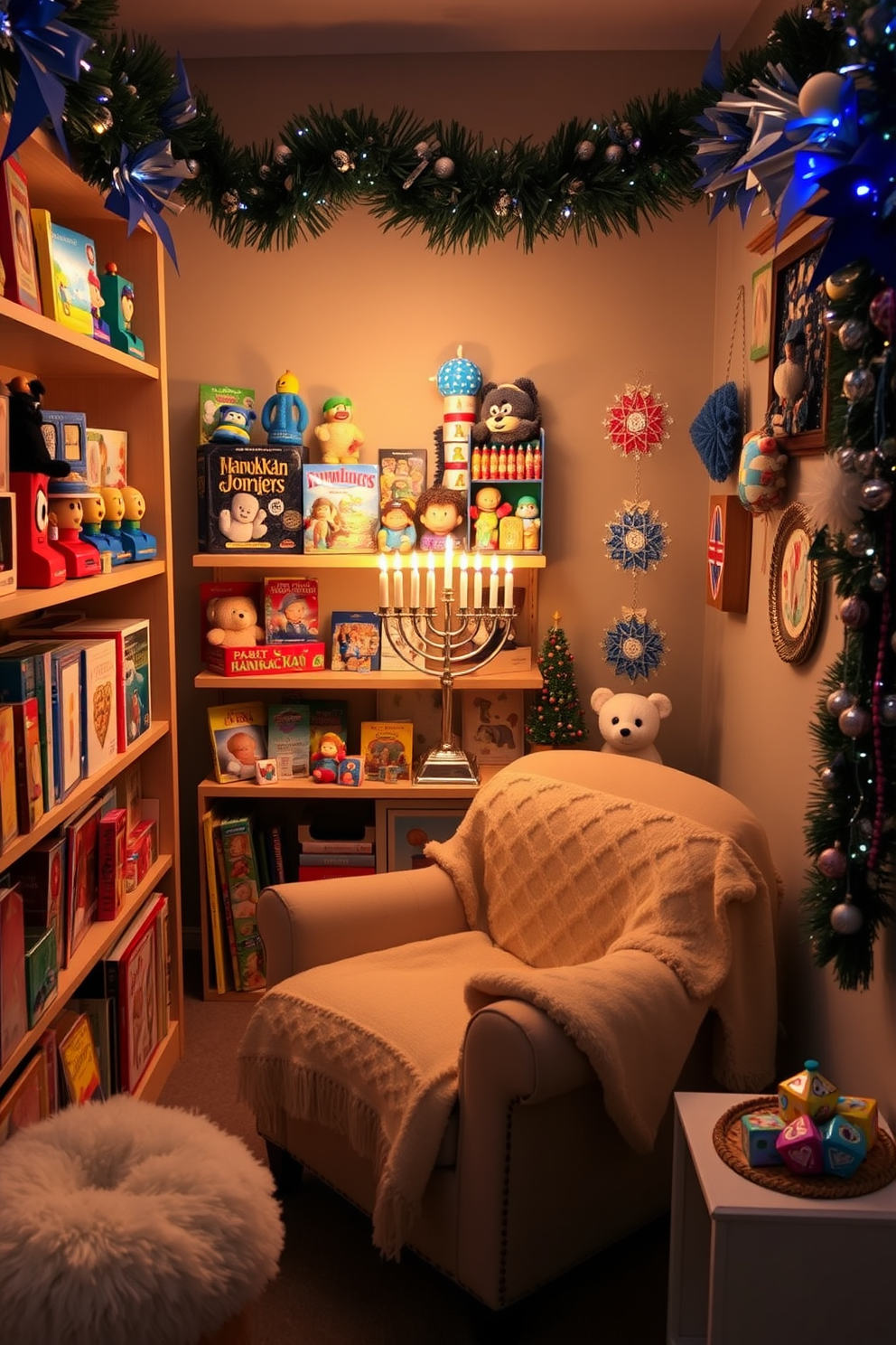 Reading Nook Hanukkah Decorating Ideas 20