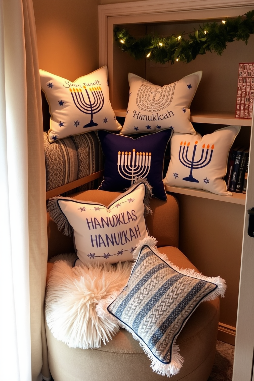 Reading Nook Hanukkah Decorating Ideas 5