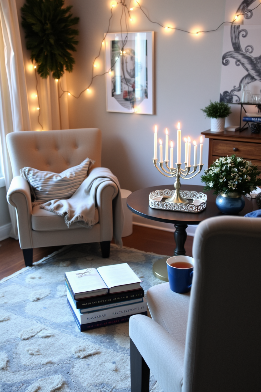 Reading Nook Hanukkah Decorating Ideas 8