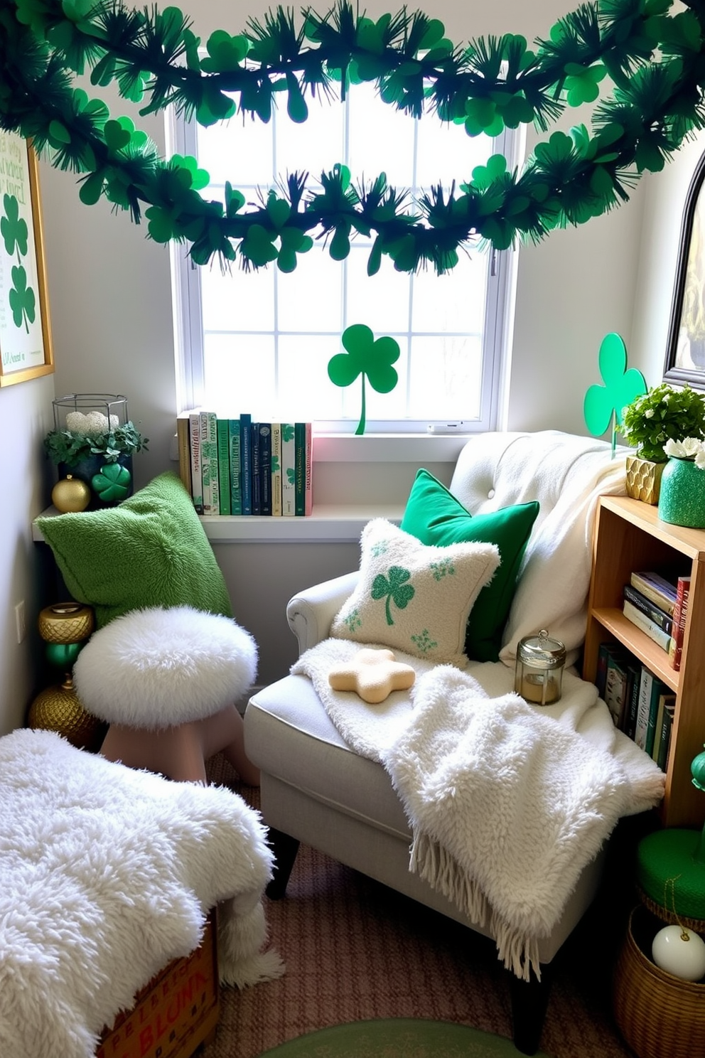 Reading Nook St Patricks Day Decorating Ideas 1