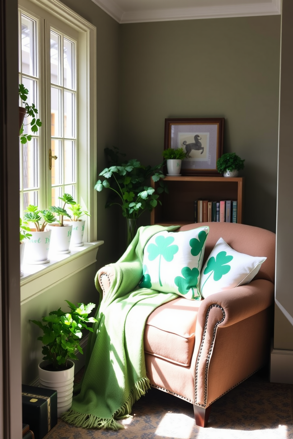 Reading Nook St Patricks Day Decorating Ideas 11